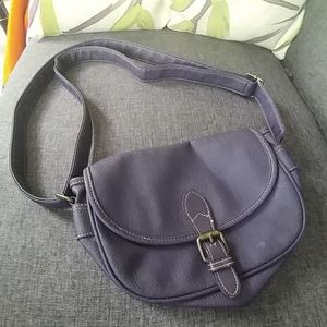 Espirit purple crossbody bag purse magnetic flap
